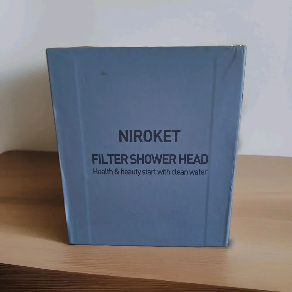 Niroket Filtered Shower Head High Pressure Showerhead Water Filter System New